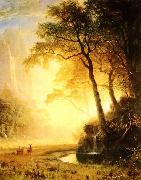 Albert Bierstadt Hetch Hetchy Canyon painting